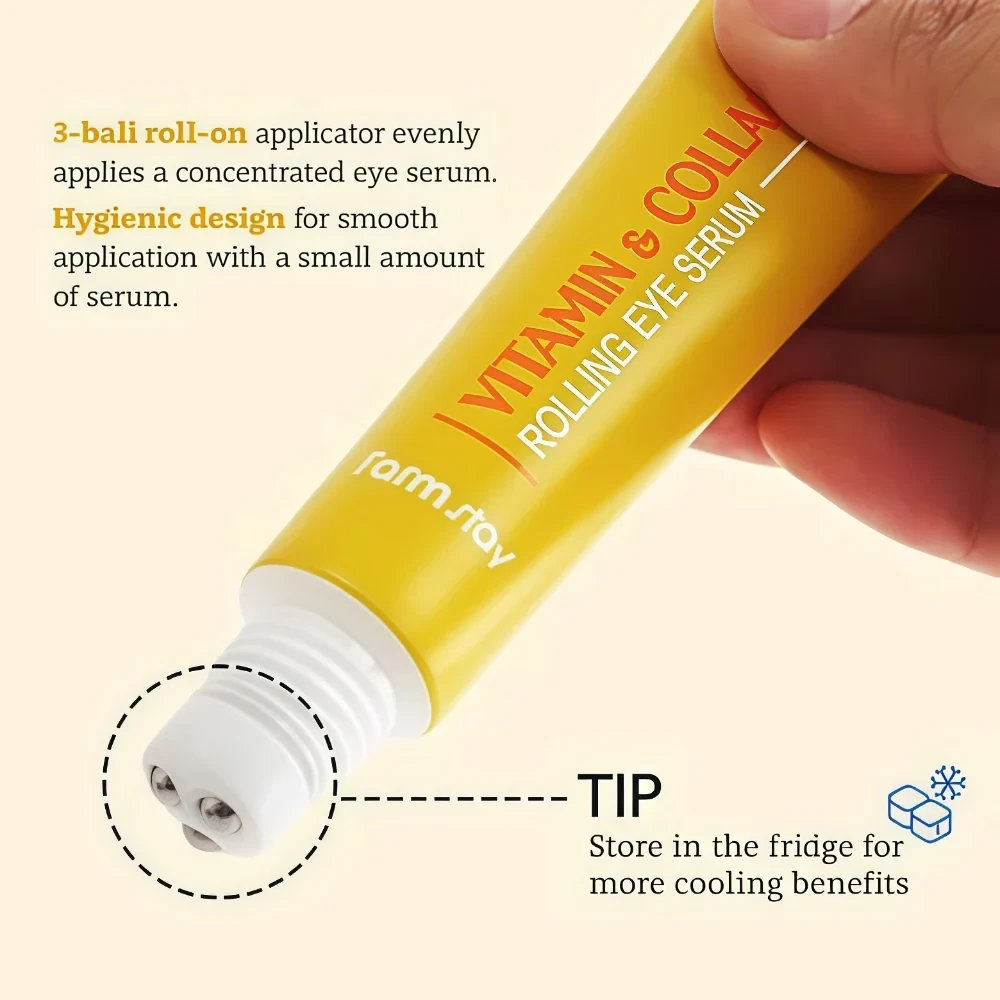 Farmstay Vitamin and Collagen Rolling Eye Serum 25 ml