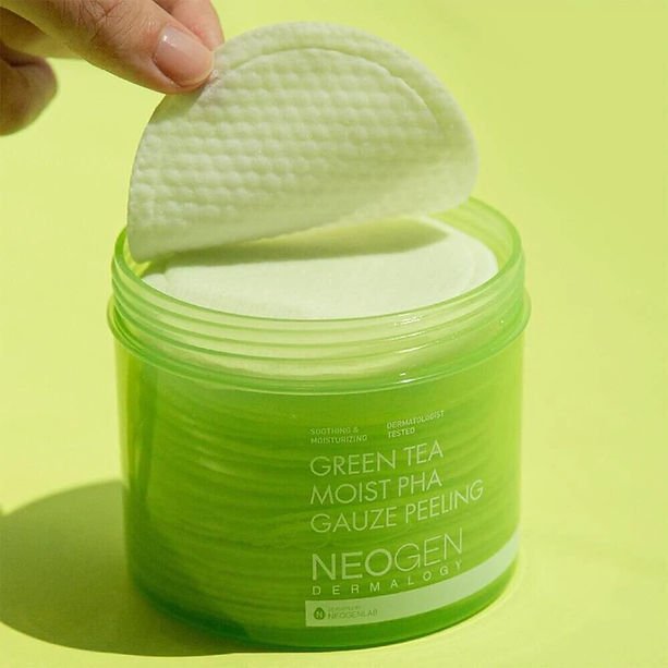 Neogen Dermalogy Green Tea Moist PHA Gauze Pad