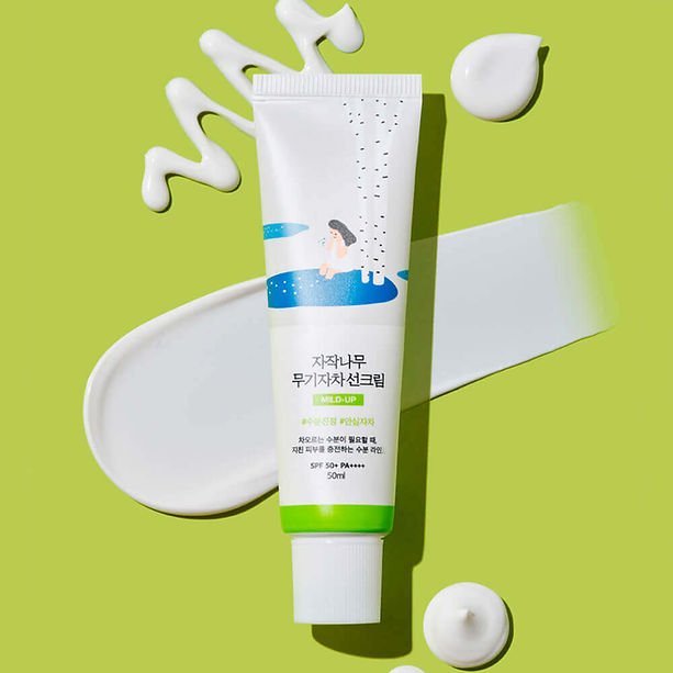 Round Lab Birch Juice Moisturizing Mild-Up Sunscreen SPF50+ PA++++