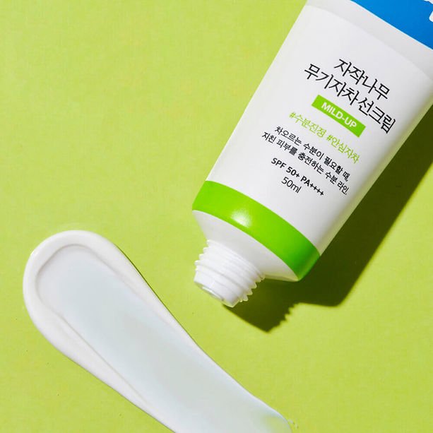 Round Lab Birch Juice Moisturizing Mild-Up Sunscreen SPF50+ PA++++