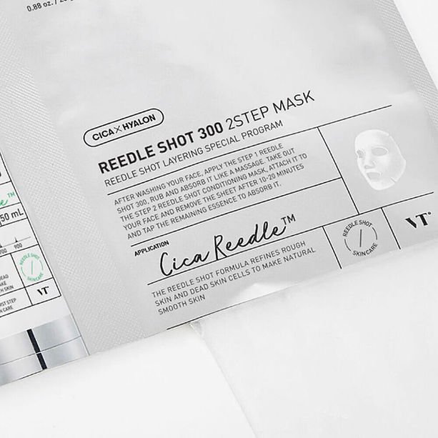 VT Cosmetics Reedle Shot 300 . 2 Step Mask