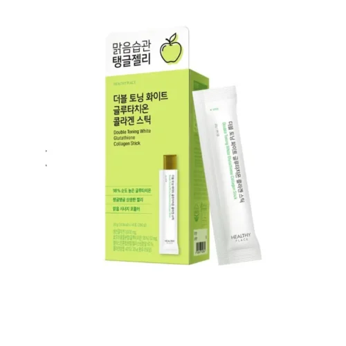 HEALTHY PLACE DOUBLE TONING WHITE GLUTATHIONE COLLAGEN STICK (20gr * 14 sticks)