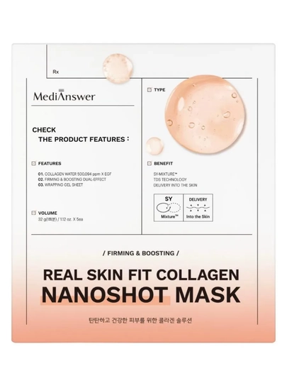 MEDIANSWER Real Skin Fit Collagen Nano Shot Mask