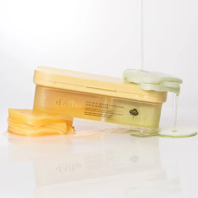 d’Alba – Double Quick Liposome Serum Mask Pad